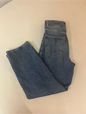2/$20 - Blue Denim Jeans - Classic Straight Fit / High Waist / Fall Wear